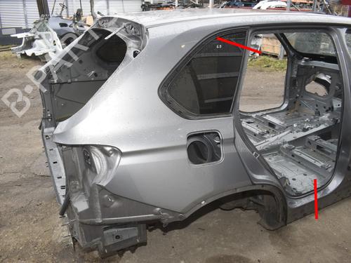 Bagstkærm Højre Bagstkærm Højre BMW X5 (F15, F85) M 50 d (381 hp) 34090815 34090815