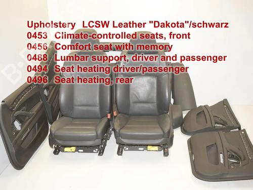 Used Seats set Seats set BMW 5 Touring (F11) M 550 d xDrive (381 hp) 34066850 34066850