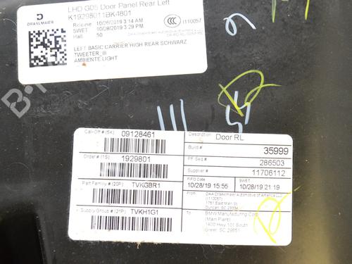 Rear left panel BMW X5 (G05, F95) xDrive M 50 d | BP34062138C60  - Image 6