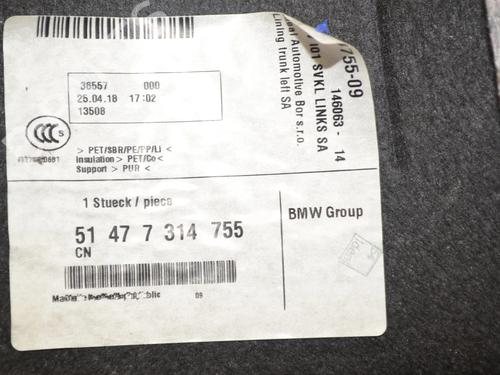 Boot lining BMW i3 (I01) Range Extender | BP34096106I3  - Image 12