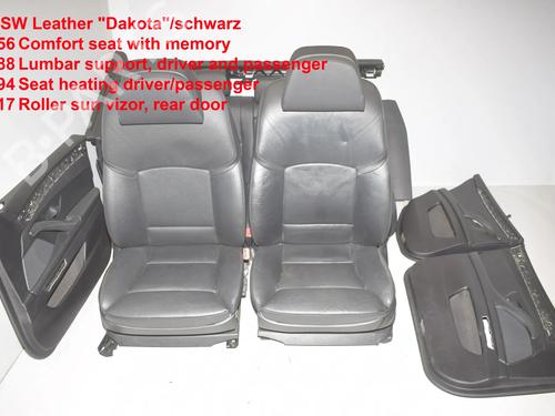 Sæde sæt Sæde sæt BMW 5 Touring (F11) 530 d xDrive (258 hp) 34072844 34072844