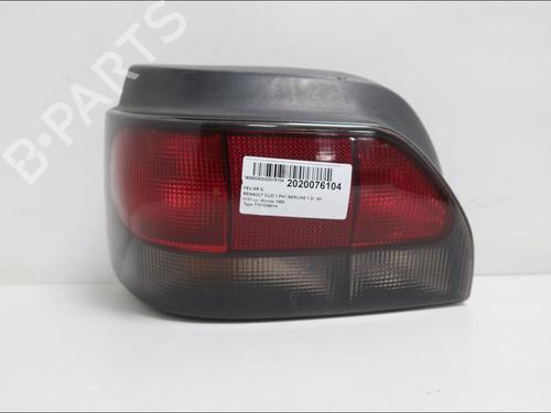 Used Left taillight Left taillight RENAULT CLIO I (B/C57_, 5/357_) 1.2 (B/C/S57A, B/C57S, 5/357F, 5/357J, 5/357L, 5/357R) (58 hp) 33578670 33578670
