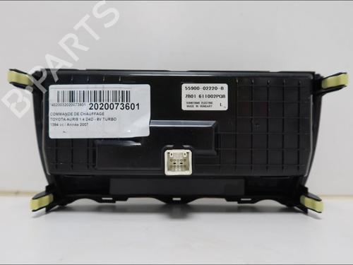 Climate control TOYOTA AURIS (_E15_) 1.4 D-4D (NDE150_, NDE150R) | BP33577503I5 - Image 2