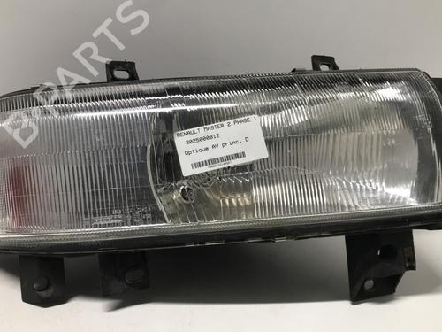 Used Right headlight Right headlight RENAULT MASTER II Van (FD) 2.2 dCI 90 (FD0G, FD0N, FD2G, FD2N, FD3G, FD3N) (90 hp) 33602897 33602897