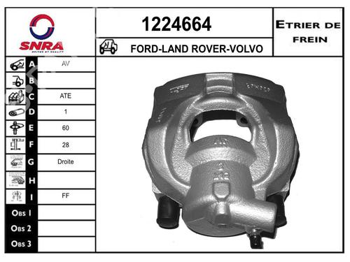 Used Right front brake caliper Right front brake caliper FORD MONDEO IV (BA7) [2007-2015] 33804879 33804879