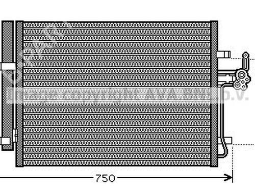 Used AC radiator AC radiator FORD MONDEO IV (BA7) [2007-2015] 33804877 33804877
