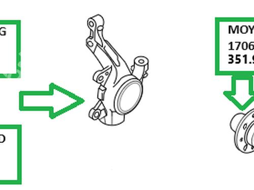 left-front-steering-knuckle-ford-fiesta-vi-cb1-ccn-2008-33597162 main image