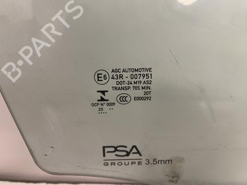 Used Front right door window Front right door window PEUGEOT 208 II (UB_, UP_, UW_, UJ_) [2019-2026] 34480257 34480257