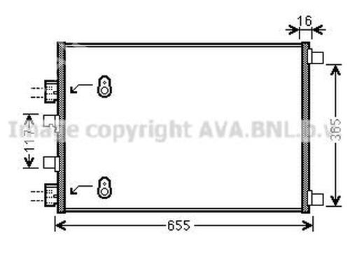 Used AC radiator AC radiator RENAULT SCÉNIC II (JM0/1_) [2003-2010] 33754493 33754493
