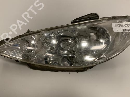Used Left headlight Left headlight PEUGEOT 206 Hatchback (2A/C) [1998-2012] 33592716 33592716