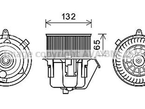 Used Heater blower motor Heater blower motor CITROËN C3 I (FC_, FN_) [2002-2013] 35913384 35913384