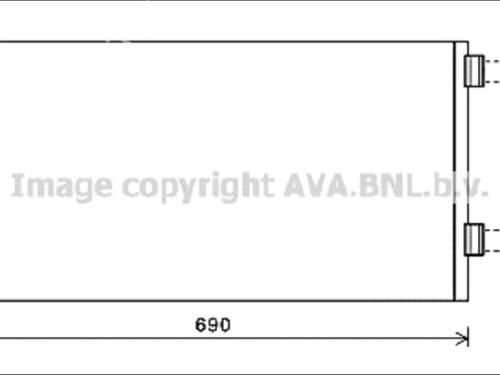 Used AC radiator AC radiator MINI MINI COUNTRYMAN (R60) Cooper (122 hp) 33584166 33584166