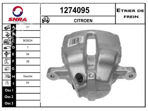Used Left front brake caliper Left front brake caliper 36581508 36581508