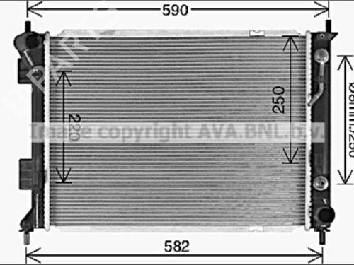 Used Water radiator Water radiator HYUNDAI ix20 (JC) 1.6 (125 hp) 35908237 35908237