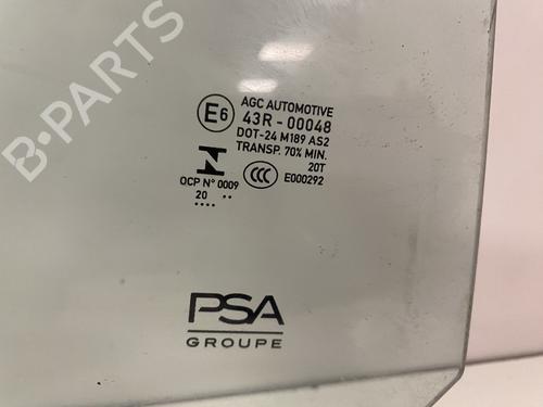Used Rear right door window Rear right door window PEUGEOT 208 II (UB_, UP_, UW_, UJ_) [2019-2026] 34480258 34480258