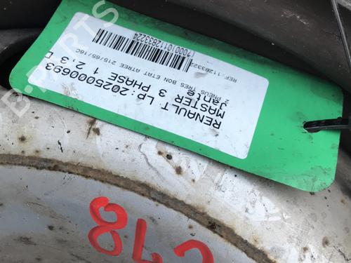 Used Rim Rim RENAULT MASTER III Van (FV) 2.3 dCi 145 FWD (FV0E, FV0F, FV0H, FV02, FV0M, FV0S,... (146 hp) 33593960 33593960