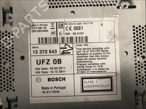 Used Radio Radio OPEL ZAFIRA / ZAFIRA FAMILY B (A05) 1.7 CDTI (M75) (125 hp) 33584228 33584228