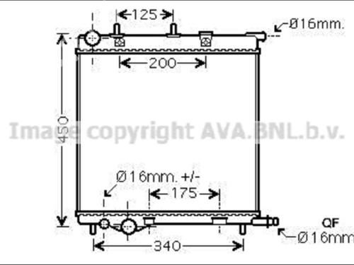Water radiator CITROËN C3 III (SX) 1.2 PureTech 82 | BP33589323M31 - Image 2