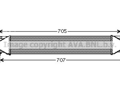 Used Intercooler Intercooler OPEL CORSA D (S07) 1.7 CDTI (L08, L68) (130 hp) 33599917 33599917