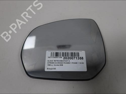 Used Left mirror glass Left mirror glass CITROËN C4 Grand Picasso I (UA_) [2006-2013] 33575650 33575650