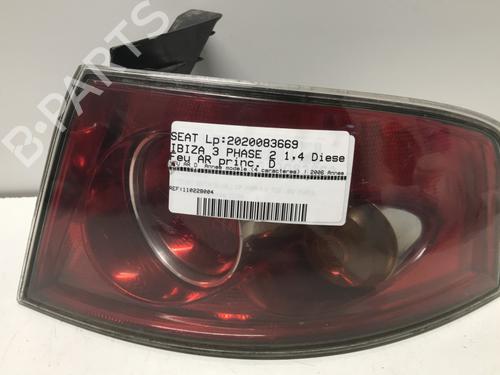 Used Right taillight Right taillight SEAT IBIZA III (6L1) 1.4 TDI (70 hp) 33588830 33588830