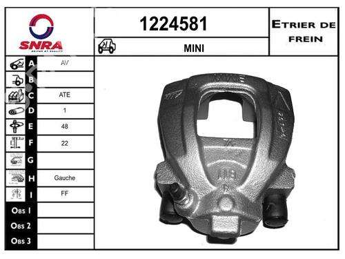 left-front-brake-caliper-mini-mini-r50-r53-2001-2002-2003-2004-2005-2006-34451719 main image