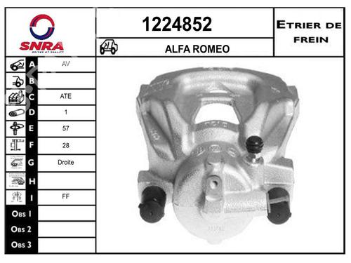 Used Right front brake caliper Right front brake caliper ALFA ROMEO GIULIETTA (940_) 1.4 TB (940FXG1A) (163 hp) 35914732 35914732