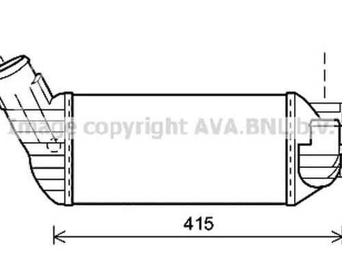 Intercooler Intercooler PEUGEOT 5008 (0U_, 0E_) 2.0 HDi (163 hp) 35914215 35914215