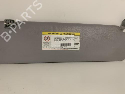 Used Right sun visor Right sun visor MERCEDES-BENZ VITO Bus (W639) 111 CDI (639.701, 639.703, 639.705) (109 hp) 33594510 33594510