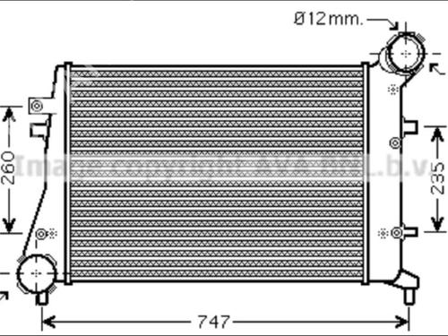 Used Intercooler Intercooler VW EOS (1F7, 1F8) [2006-2015] 35909690 35909690