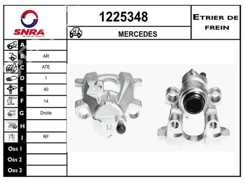 right-rear-brake-caliper-mercedes-benz-m-class-w164-2005-2006-2007-2008-2009-2010-2011-2012-35915106 main image