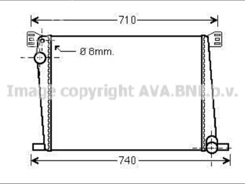 Used Water radiator Water radiator MINI MINI COUNTRYMAN (R60) Cooper (122 hp) 33584167 33584167