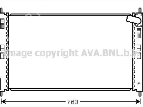 Used Water radiator Water radiator PEUGEOT 4007 (VU_, VV_) 2.2 HDi (156 hp) 33583765 33583765