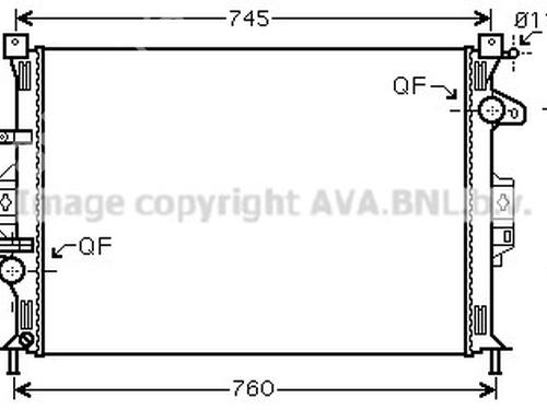 water-radiator-ford-s-max-wa6-2006-2007-2008-2009-2010-2011-2012-2013-2014-35915602 main image