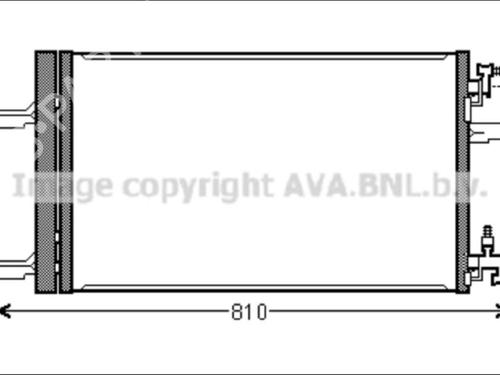 Used AC radiator AC radiator CHEVROLET CRUZE (J300) [2009-2026] 33588277 33588277