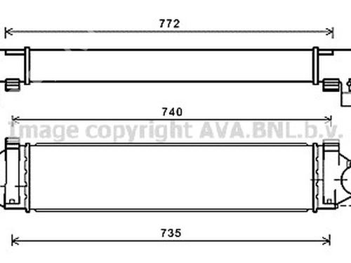 Used Intercooler Intercooler LAND ROVER RANGE ROVER EVOQUE (L538) 2.2 D 4x4 (150 hp) 33600228 33600228