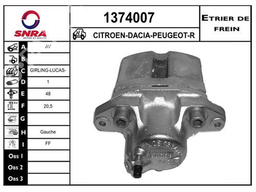 Used Left front brake caliper Left front brake caliper 36580620 36580620