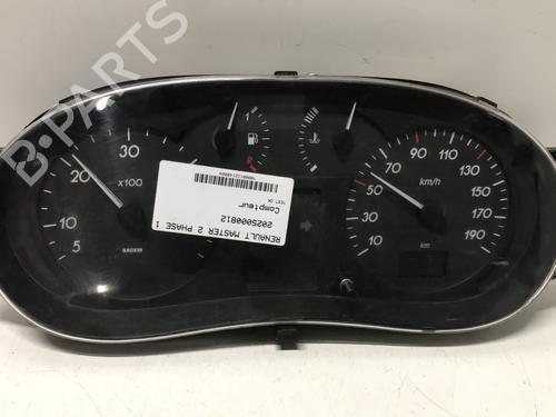 Used Instrument cluster Instrument cluster RENAULT MASTER II Van (FD) 2.2 dCI 90 (FD0G, FD0N, FD2G, FD2N, FD3G, FD3N) (90 hp) 33602896 33602896
