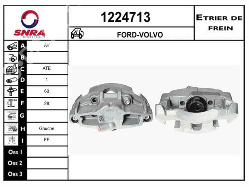 Used Left front brake caliper Left front brake caliper 36581946 36581946