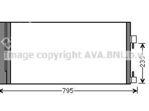 Used AC radiator AC radiator RENAULT LAGUNA III (BT0/1) 2.0 dCi (BT07, BT0J, BT14, BT1A, BT1S) (131 hp) 33595978 33595978