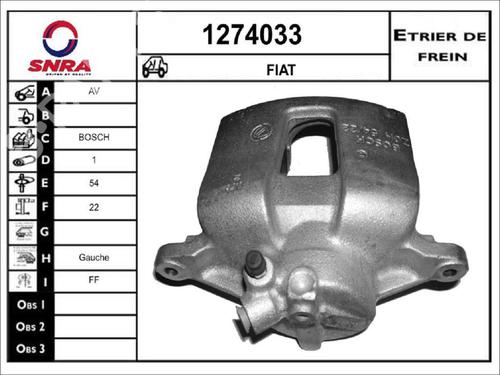 Used Left front brake caliper Left front brake caliper 36573830 36573830