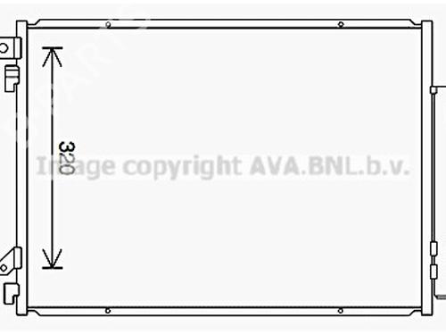 Used AC radiator AC radiator SUZUKI VITARA (LY) 1.6 DDiS (APK 416D) (120 hp) 33599547 33599547