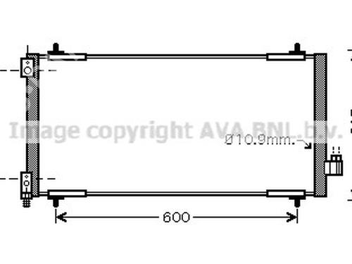 AC radiator CITROËN C6 (TD_) 2.2 HDi | BP33602403M32 - Image 3