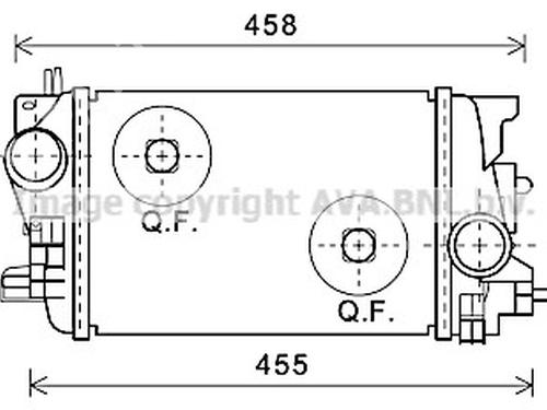 Intercooler Intercooler OPEL MERIVA B MPV (S10) 1.7 CDTI (75) (110 hp) 33990607 33990607