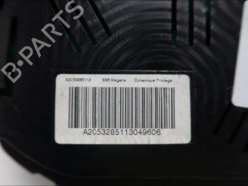 Used Instrument cluster Instrument cluster RENAULT MEGANE III Grandtour (KZ0/1) 1.5 dCi (KZ1M, KZ1W, KZ0R) (106 hp) 33577985 33577985