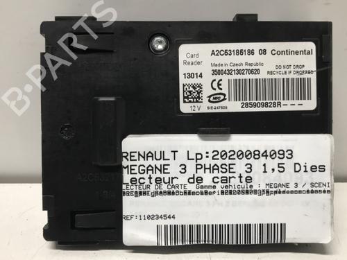 Card reader RENAULT MEGANE III Hatchback (BZ0/1_, B3_) 1.5 dCi (BZ09, BZ0D, BZ1W, BZ29, BZ14) | BP33590262E4 - Image 3
