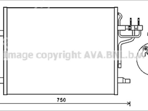 Used AC radiator AC radiator FORD KUGA I [2008-2012] 33588339 33588339