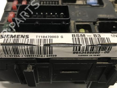 Used Fuse box Fuse box CITROËN C3 I (FC_, FN_) 1.4 16V HDi (90 hp) 33598859 33598859