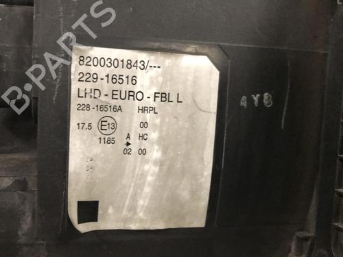 Used Left headlight Left headlight RENAULT MODUS / GRAND MODUS (F/JP0_) 1.6 (JP03, JP0B, JP0U, JP0Y, JP1G) (112 hp) 33731031 33731031