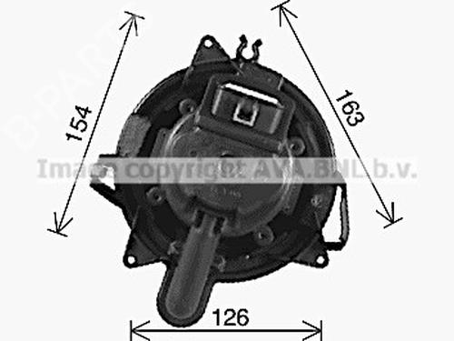 Motor da chauffage Motor da chauffage RENAULT CLIO IV (BH_) 1.5 dCi 75 (75 hp) 35914050 35914050
